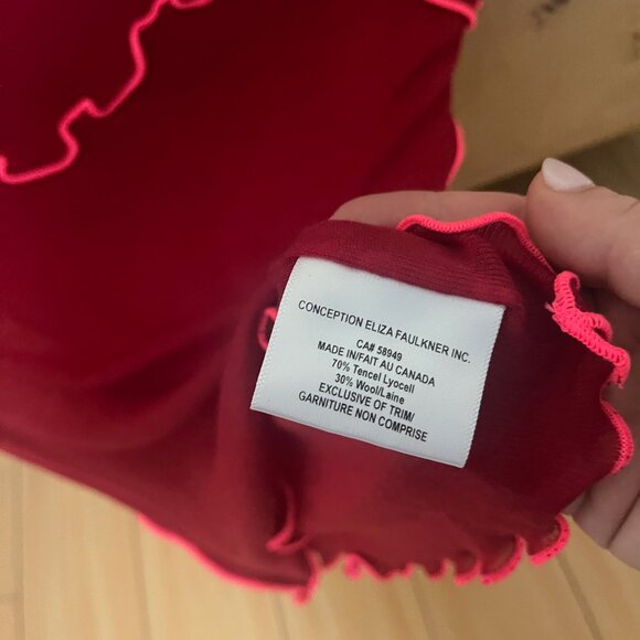 SOLD - Eliza Faulkner Gigi Baby Tee - Extra Small - Picture 5 of 5